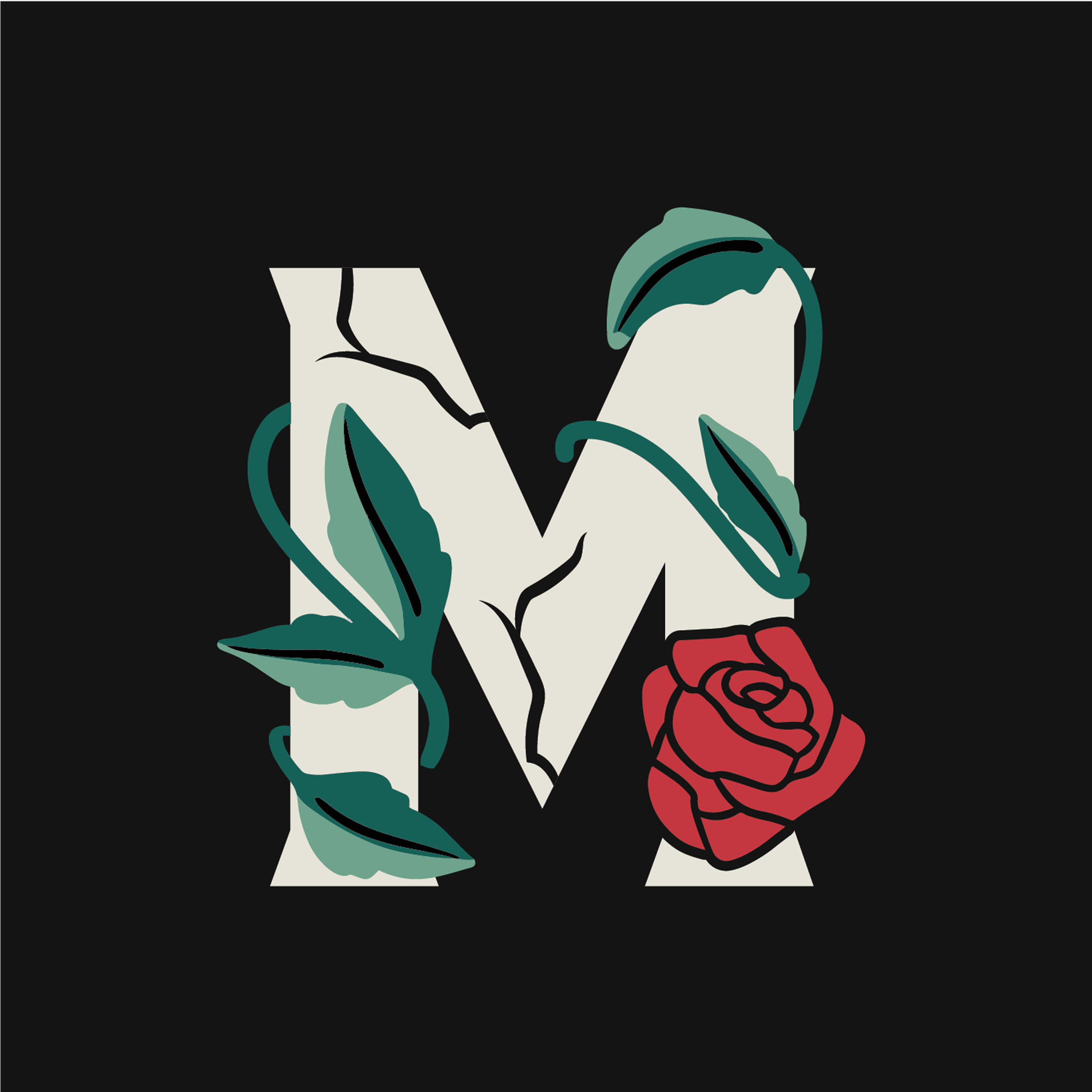 rose-letter-m-design-theme