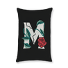 rose-letter-m-throw-pillow