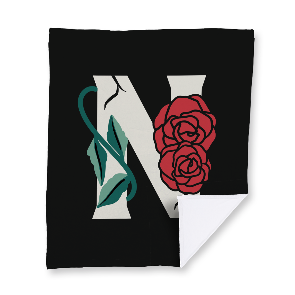 rose-letter-n-blanket-velvety