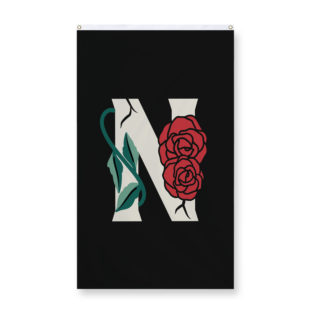 rose-letter-n-display-flag