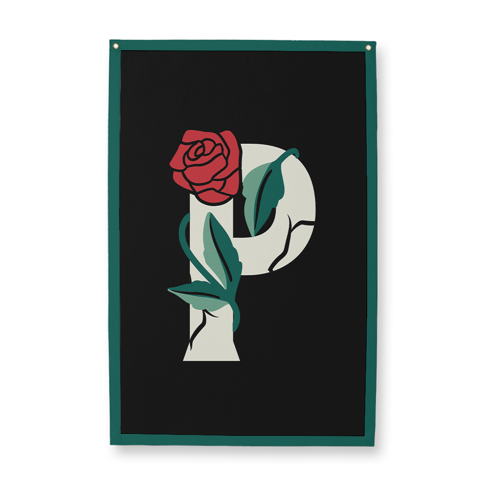 rose-letter-p-camp-flag-rectangle