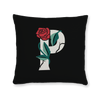 rose-letter-p-throw-pillow