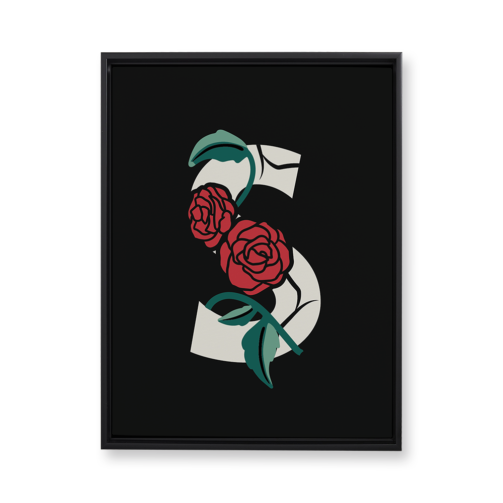 rose-letter-s-floating-canvas-wall-art