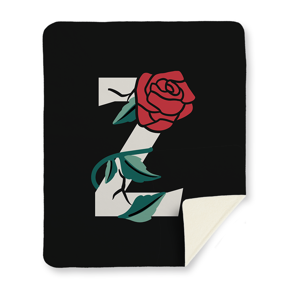 rose-letter-z-blanket-sherpa