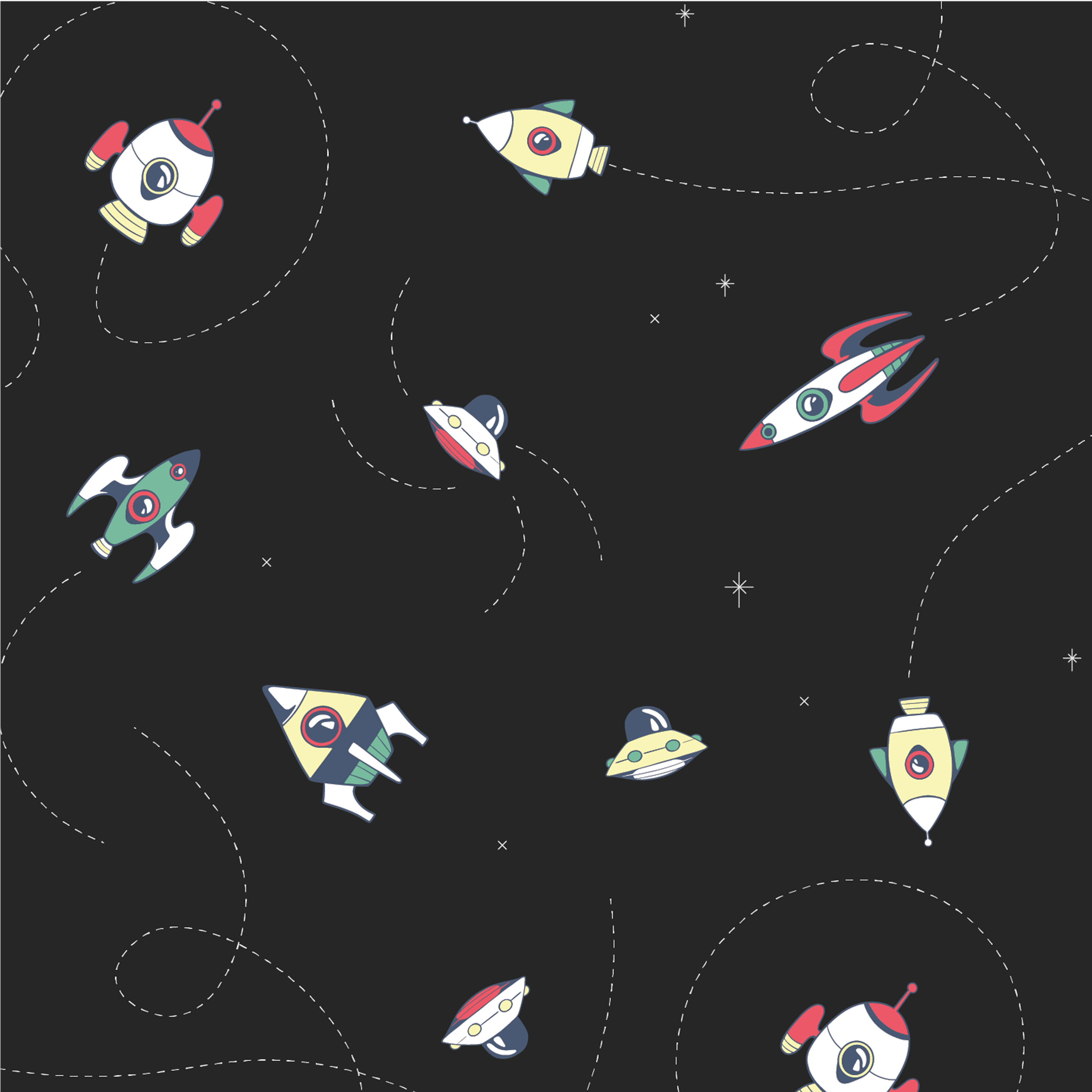 Simple Space Ship Pattern