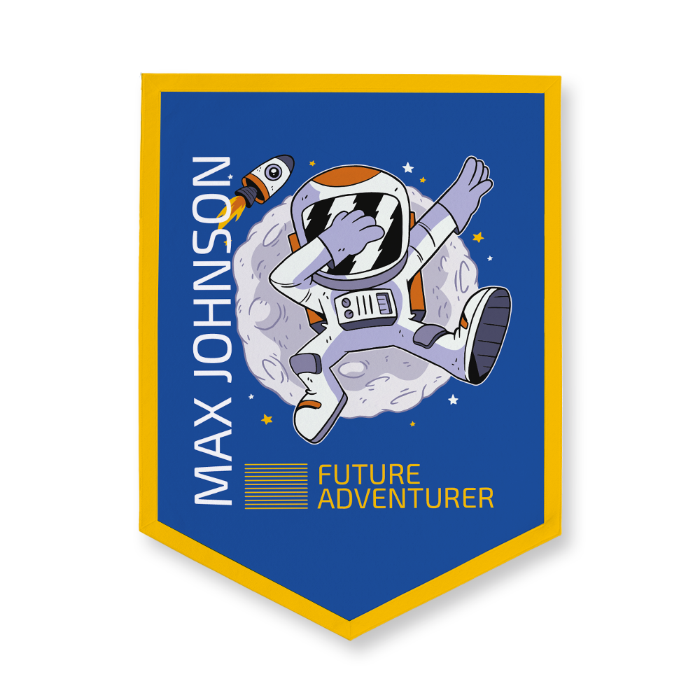 Space Adventure 5-Point Camp Flag