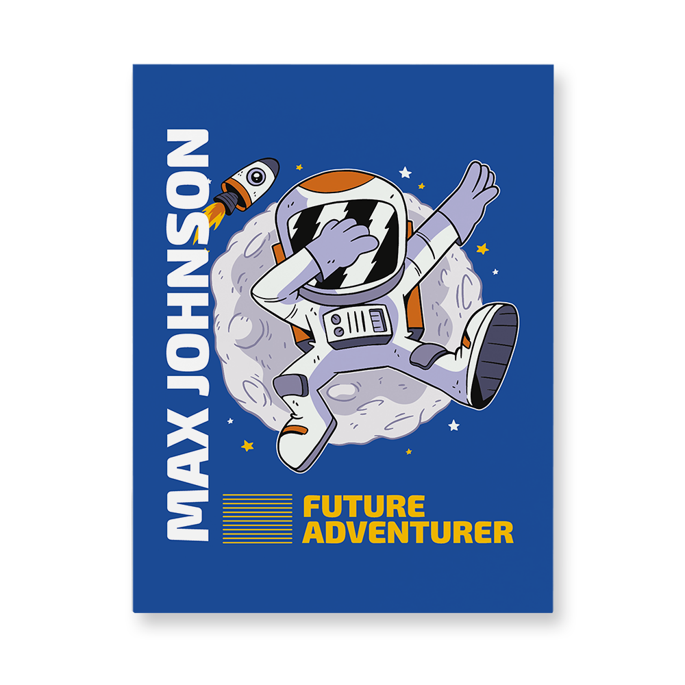 Space Adventure Aluminum Wall Art