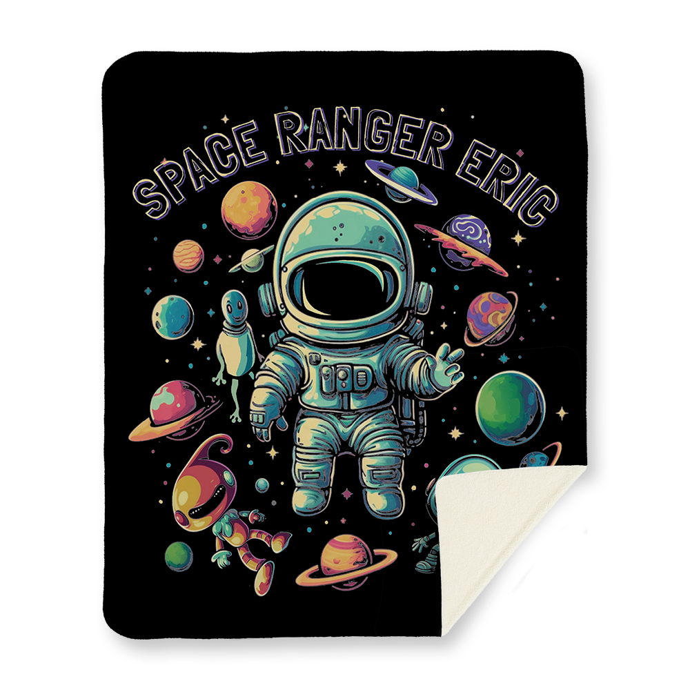 Space Ranger Sherpa Blanket