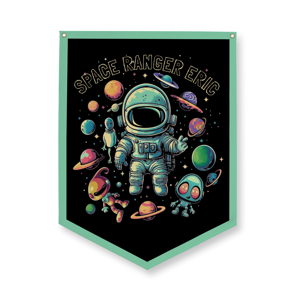 Space Ranger 5-Point Camp Flag