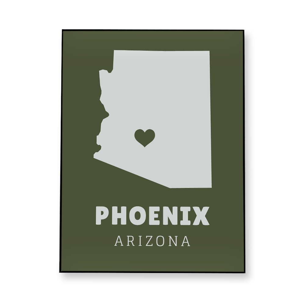 state-vector-heart-arizona-fabric-in-a-frame-wall-art