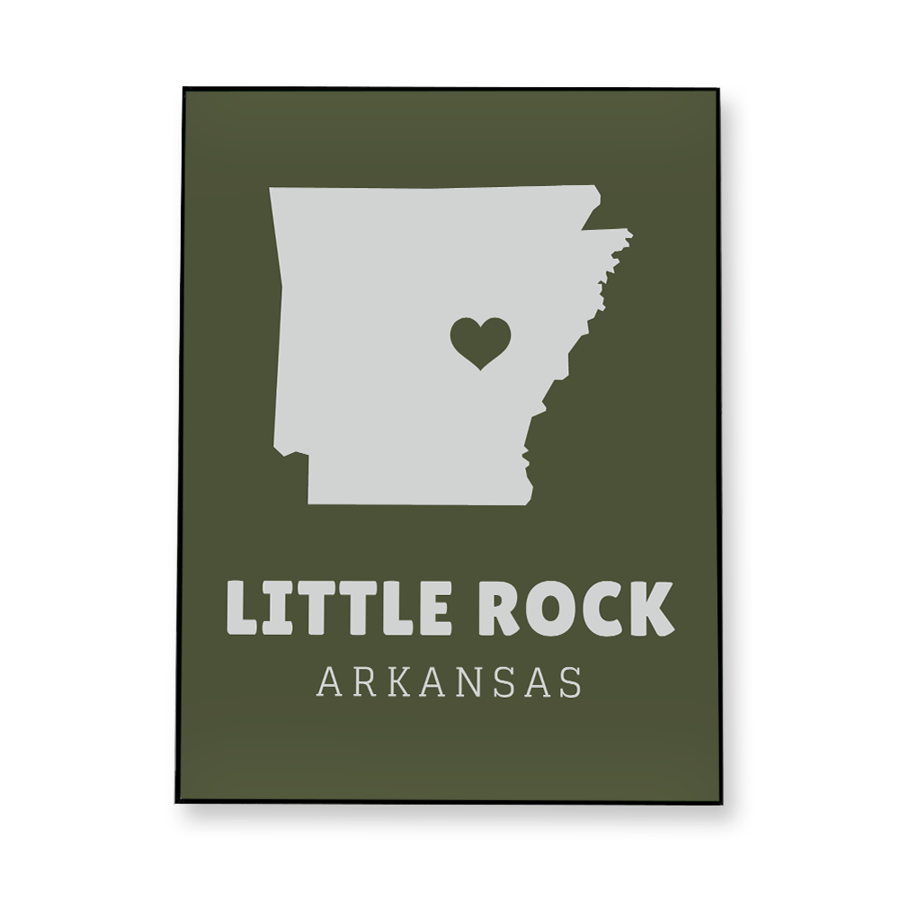 state-vector-heart-arkansas-fabric-in-a-frame-wall-art