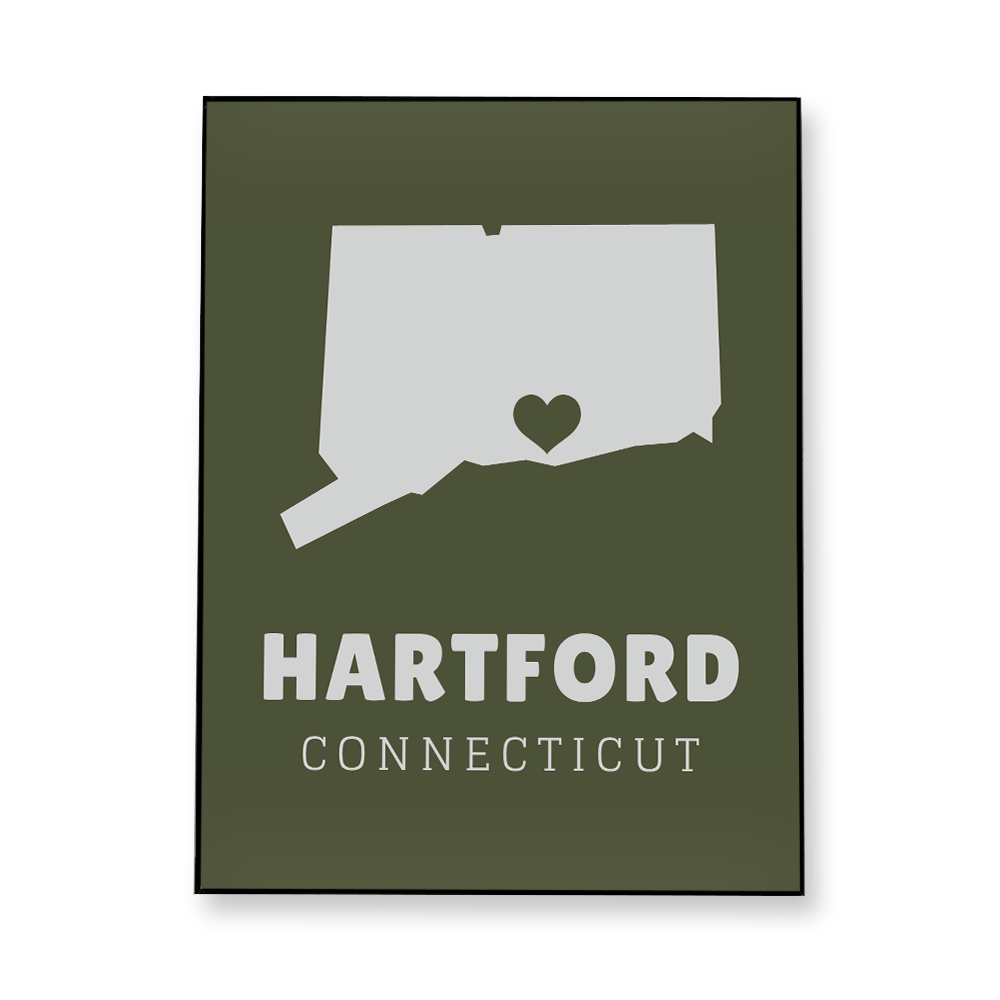 state-vector-heart-connecticut-fabric-in-a-frame-wall-art