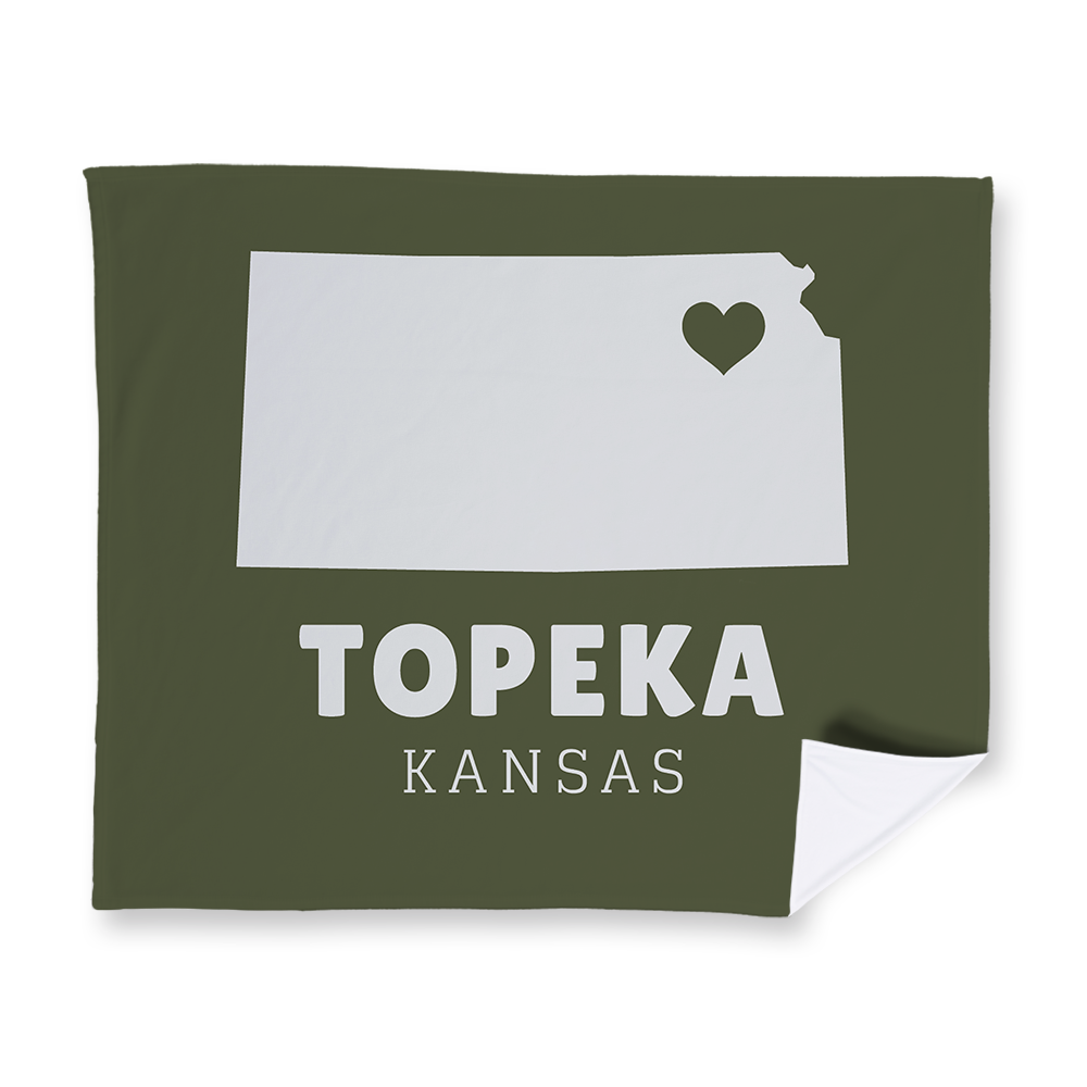 state-vector-heart-kansas-blanket-fleece