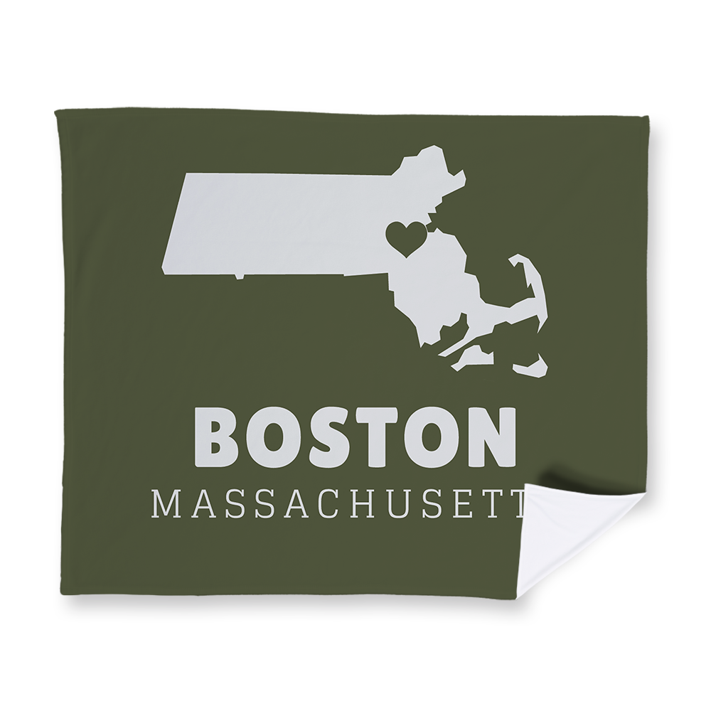 state-vector-heart-massachusetts-blanket-fleece