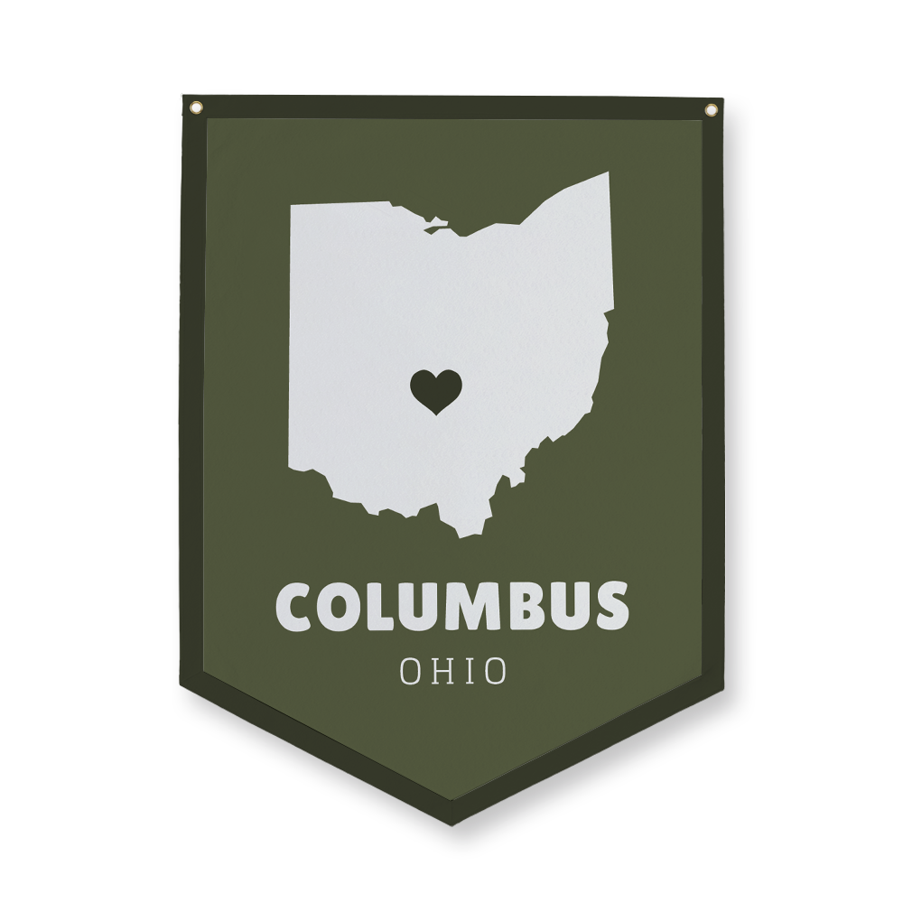 state-vector-heart-ohio-camp-flag-five-point