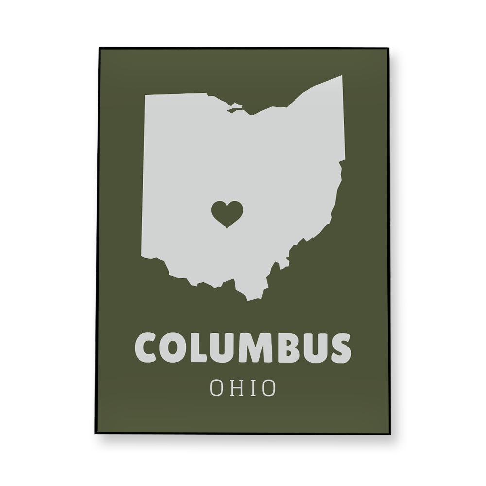 state-vector-heart-ohio-fabric-in-a-frame-wall-art