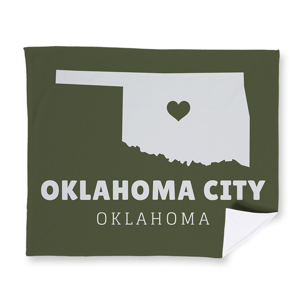 state-vector-heart-oklahoma-blanket-fleece