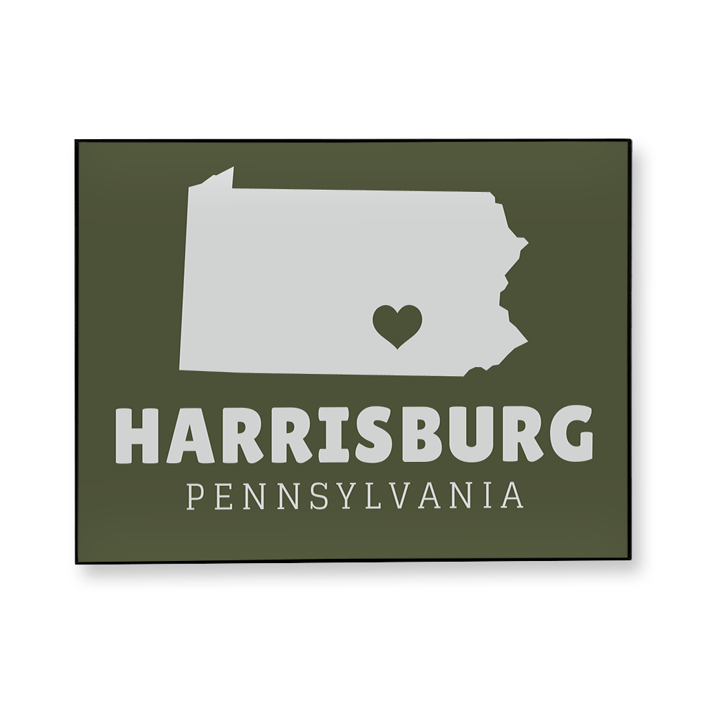 state-vector-heart-pennsylvania-fabric-in-a-frame-wall-art