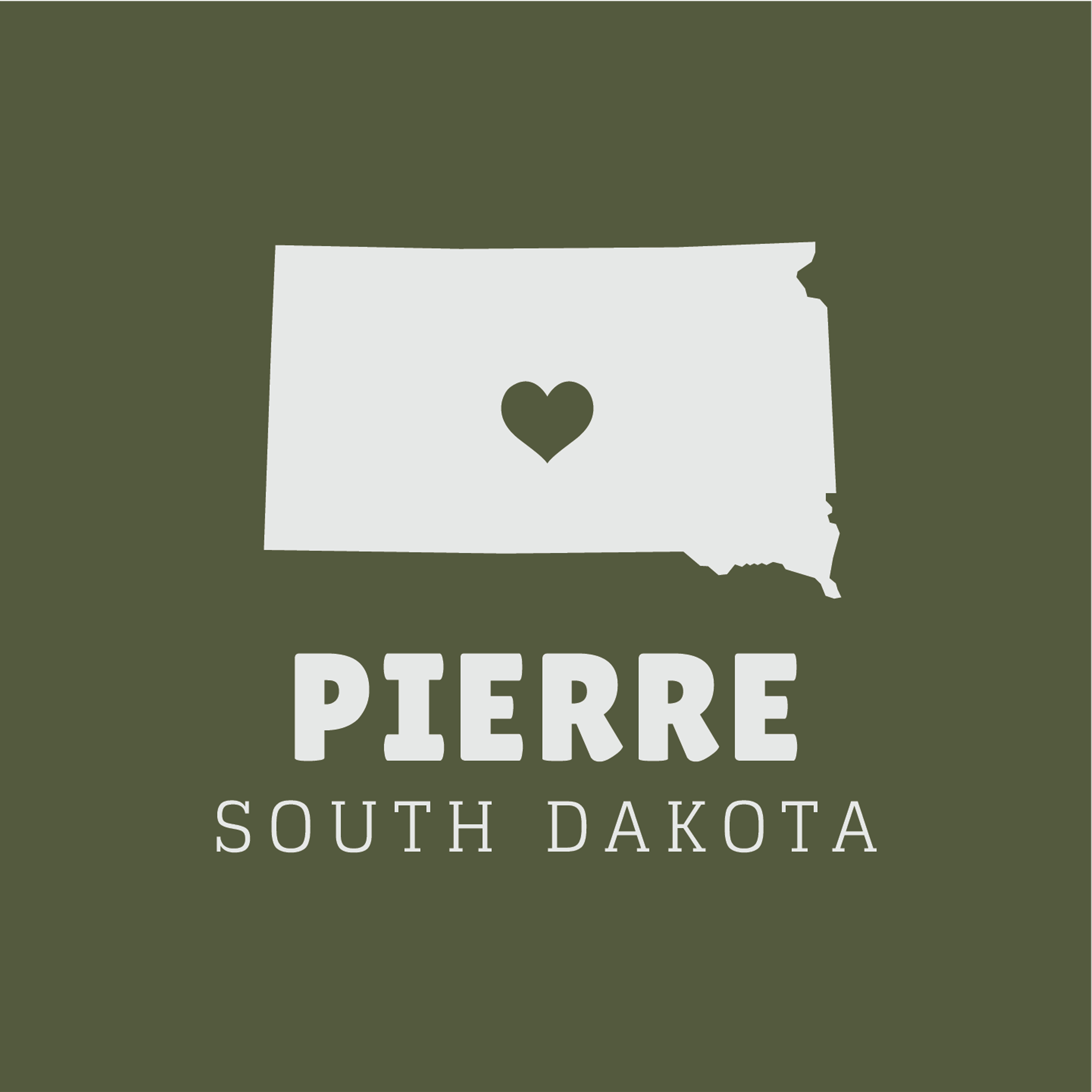 state-vector-heart-south-dakota-design-theme