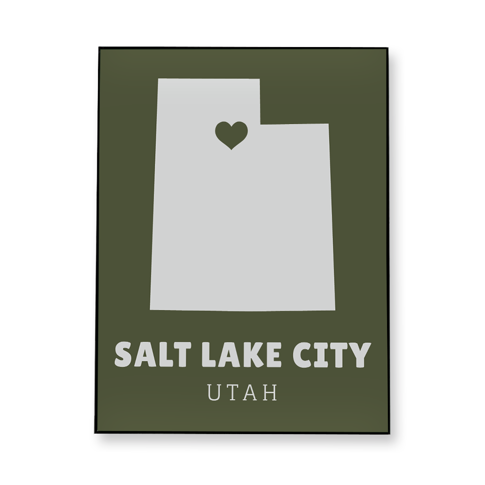 state-vector-heart-utah-fabric-in-a-frame-wall-art