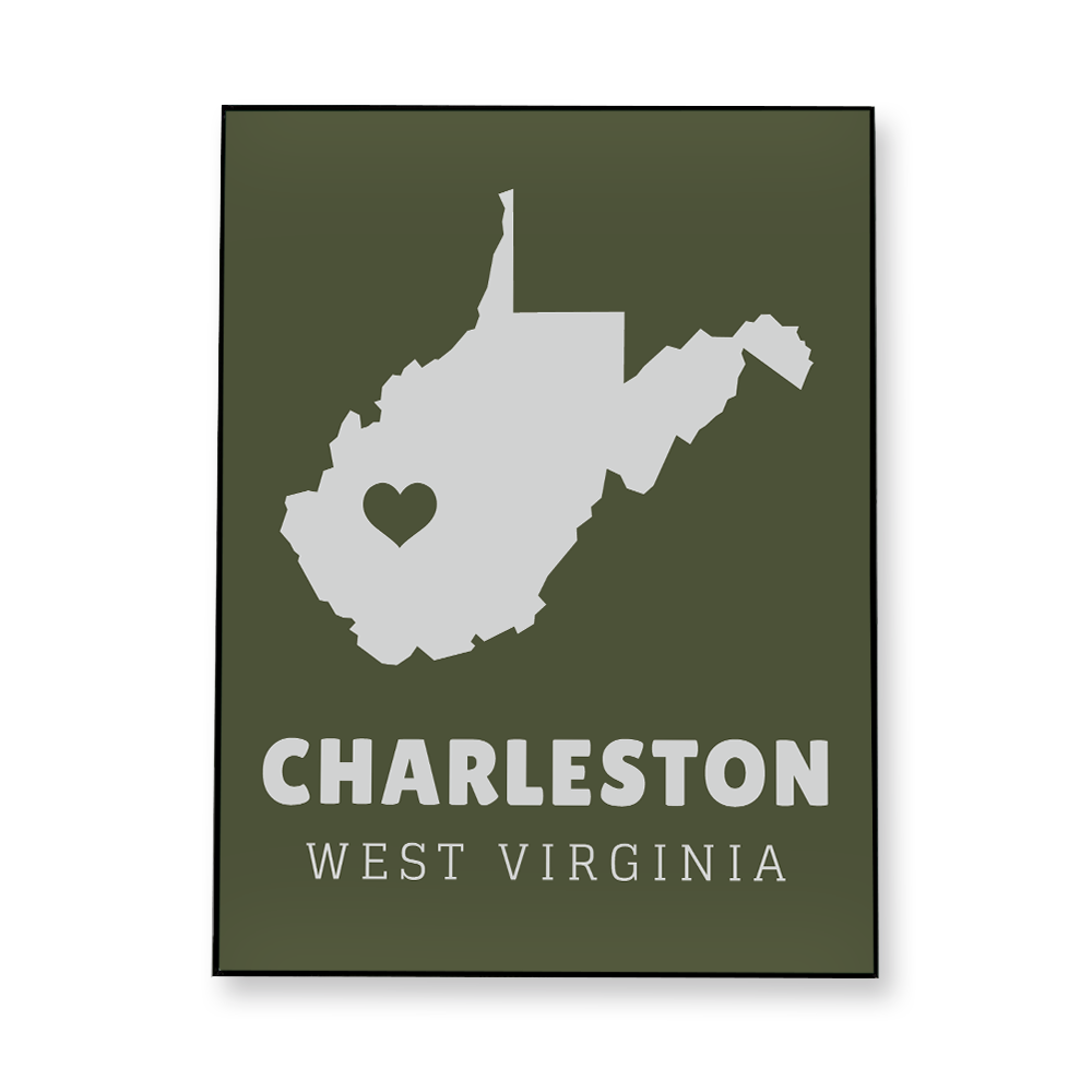 state-vector-heart-west-virginia-fabric-in-a-frame-wall-art