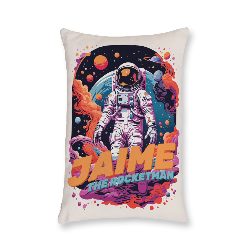 The Rocketman Throw Pillow