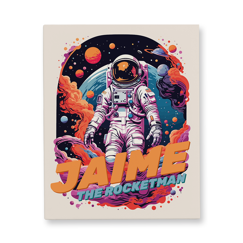 The Rocketman Canvas Wall Art