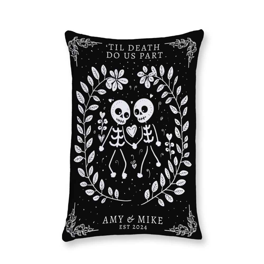 Til Death Do Us Part Throw Pillow