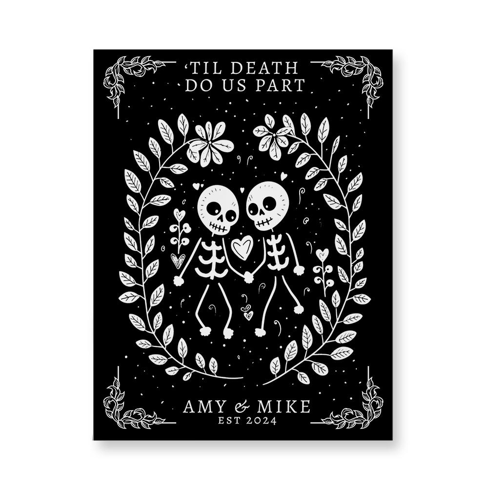 Til Death Do Us Part Acrylic Wall Art