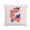 tropical-flowers-letter-c-throw-pillow