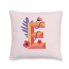 tropical-flowers-letter-e-throw-pillow