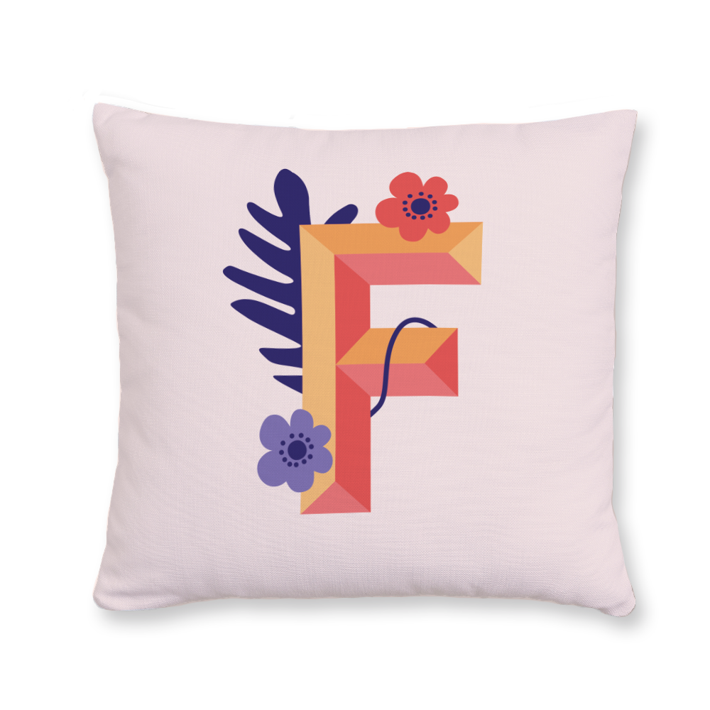 tropical-flowers-letter-f-throw-pillow