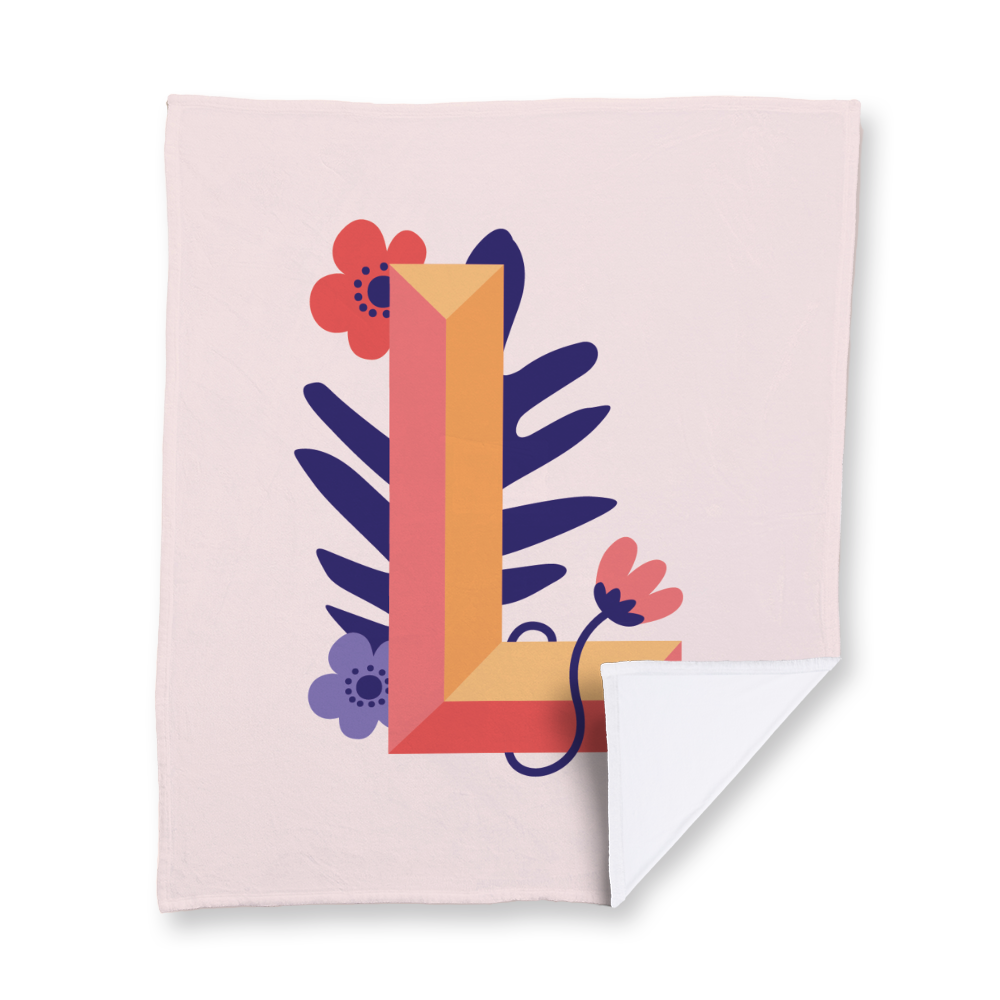 tropical-flowers-letter-l-blanket-velvety