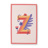 tropical-flowers-letter-z-camp-flag-rectangle