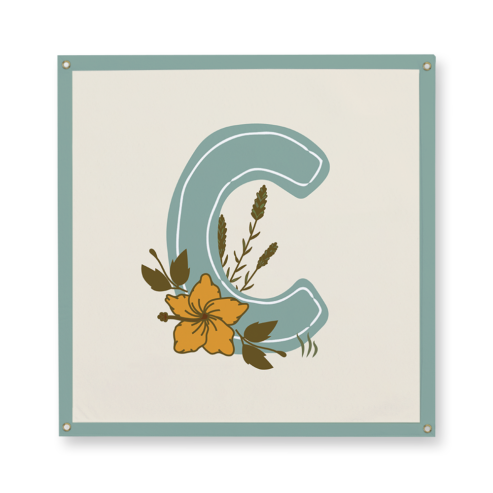 vintage-floral-letter-c-camp-flag-square