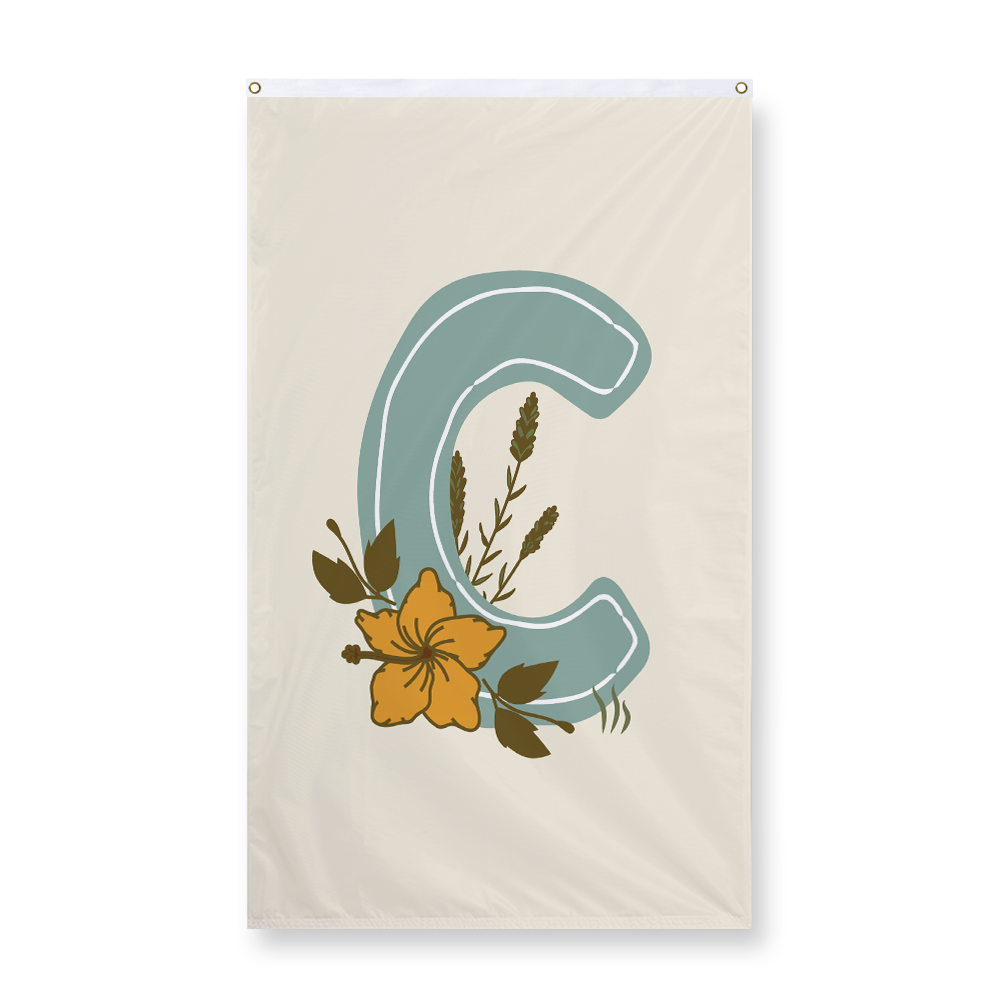 vintage-floral-letter-c-display-flag