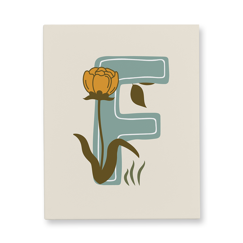 vintage-floral-letter-f-canvas-wall-art