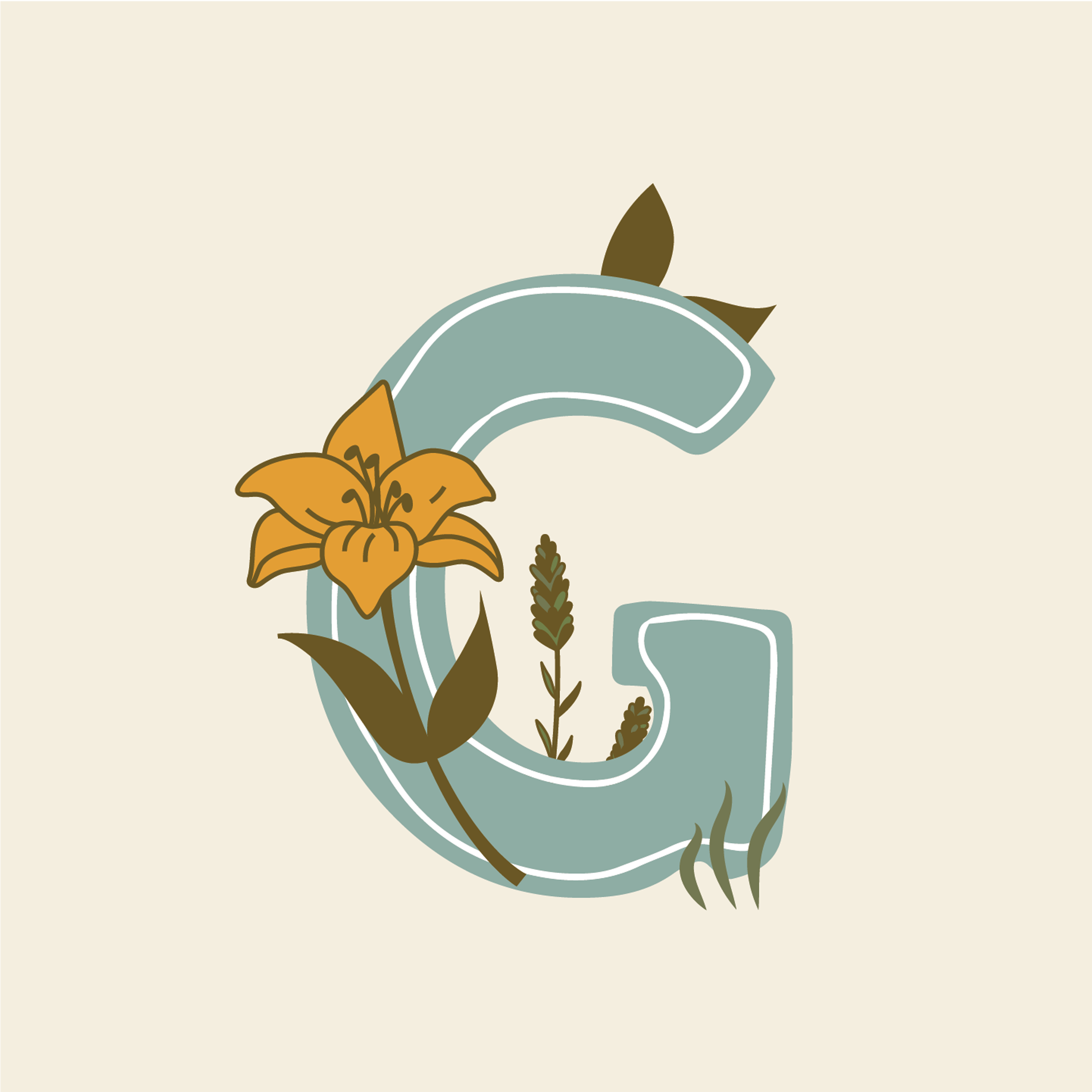 vintage-floral-letter-g-design-theme