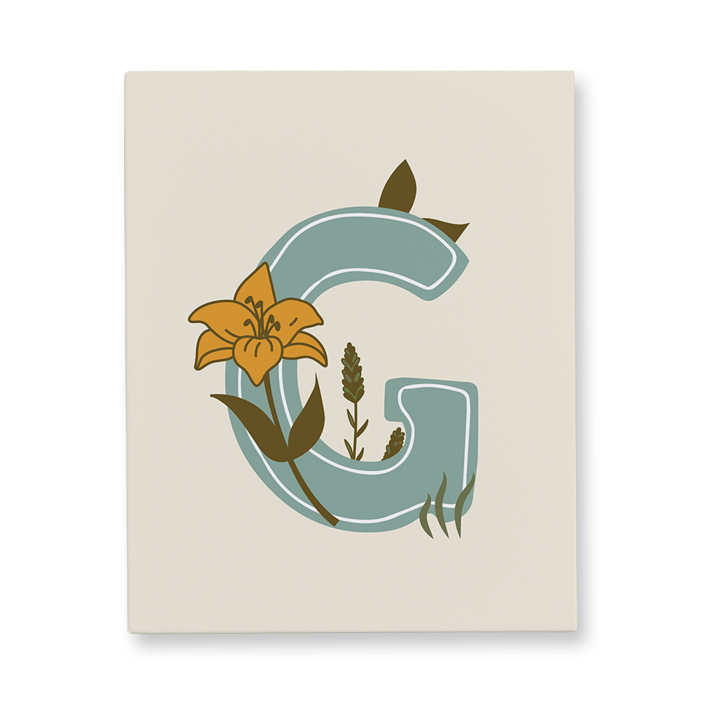 vintage-floral-letter-g-canvas-wall-art