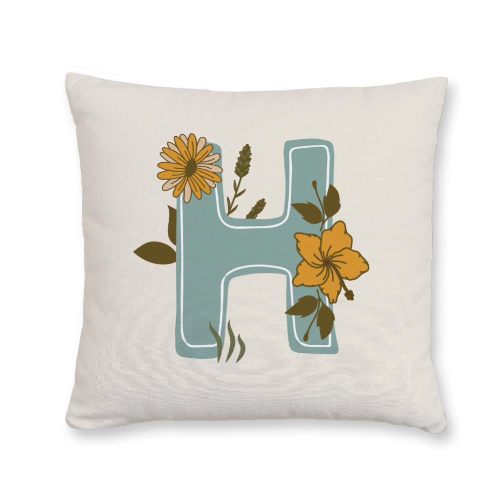 vintage-floral-letter-h-throw-pillow
