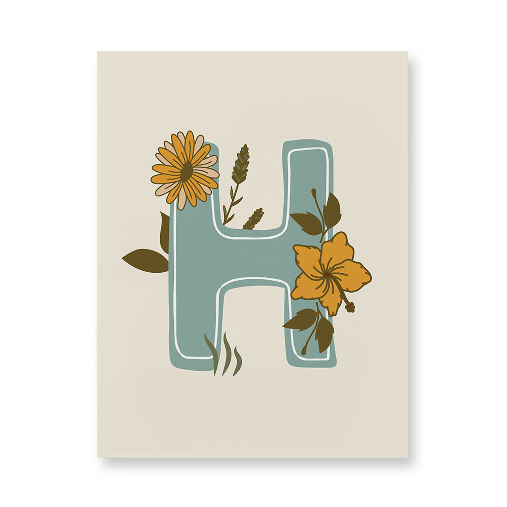vintage-floral-letter-h-acrylic-wall-art