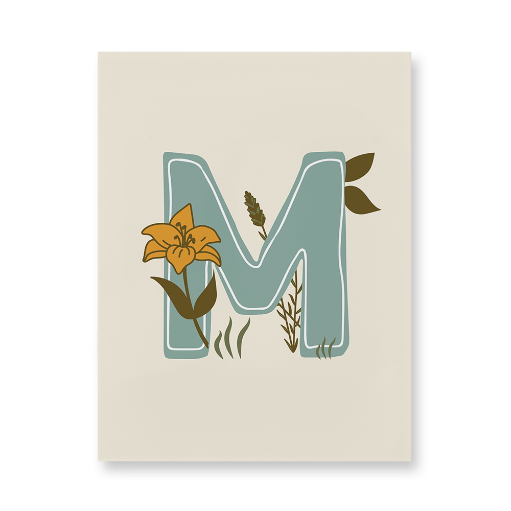 vintage-floral-letter-m-acrylic-wall-art