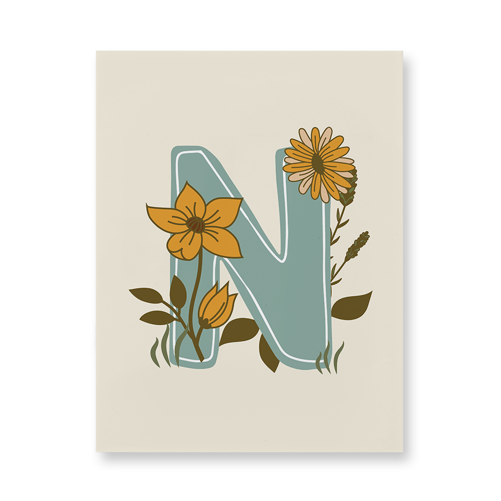 vintage-floral-letter-n-acrylic-wall-art