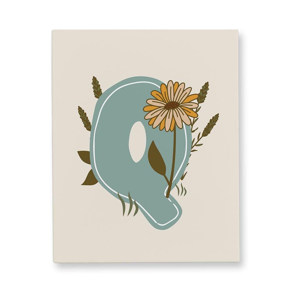 vintage-floral-letter-q-gallery-canvas-wall-art