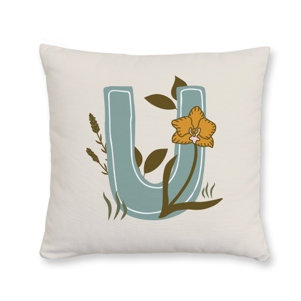 vintage-floral-letter-u-throw-pillow