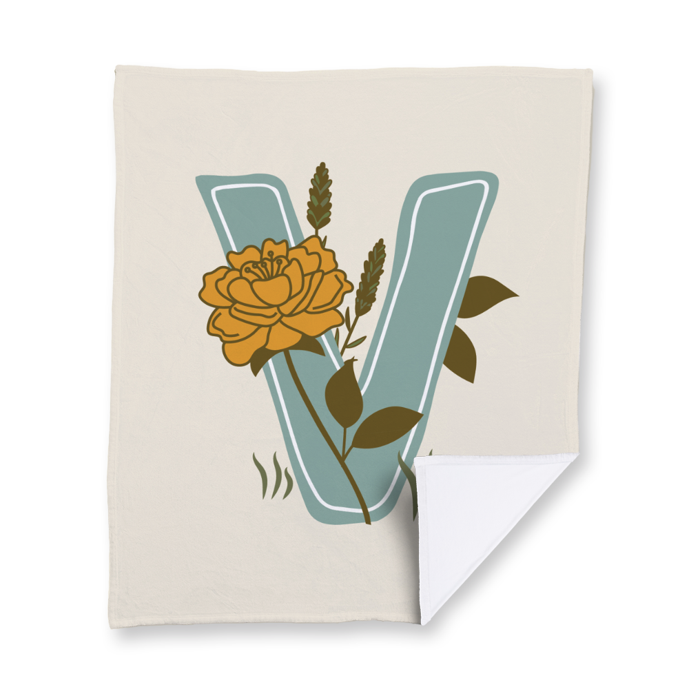 vintage-floral-letter-v-blanket-velvety