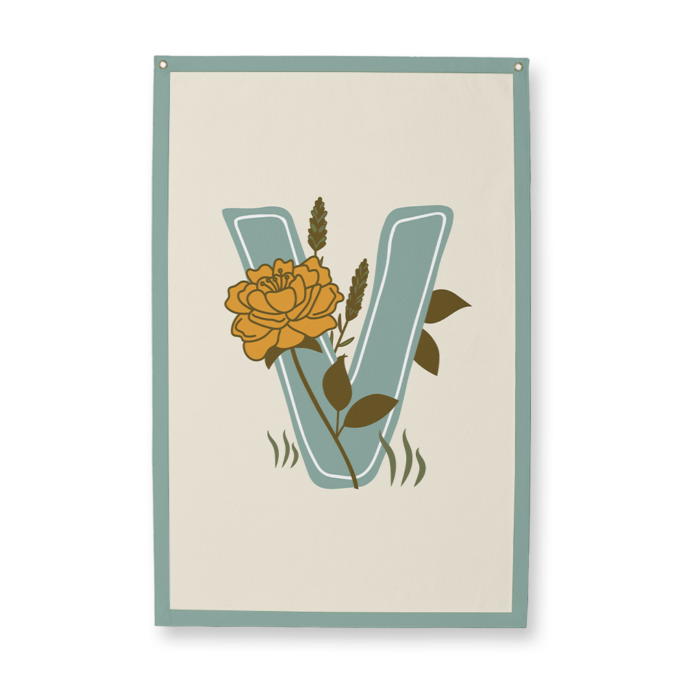vintage-floral-letter-v-camp-flag-rectangle