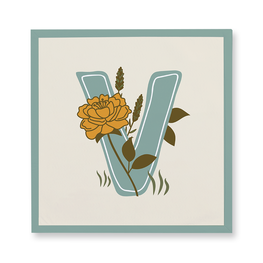 vintage-floral-letter-v-camp-flag-square
