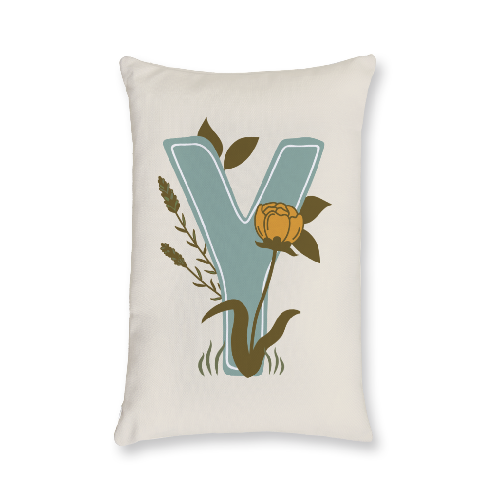 vintage-floral-letter-y-throw-pillow