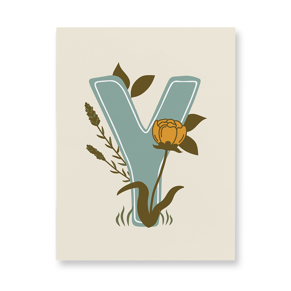vintage-floral-letter-y-aluminum-wall-art